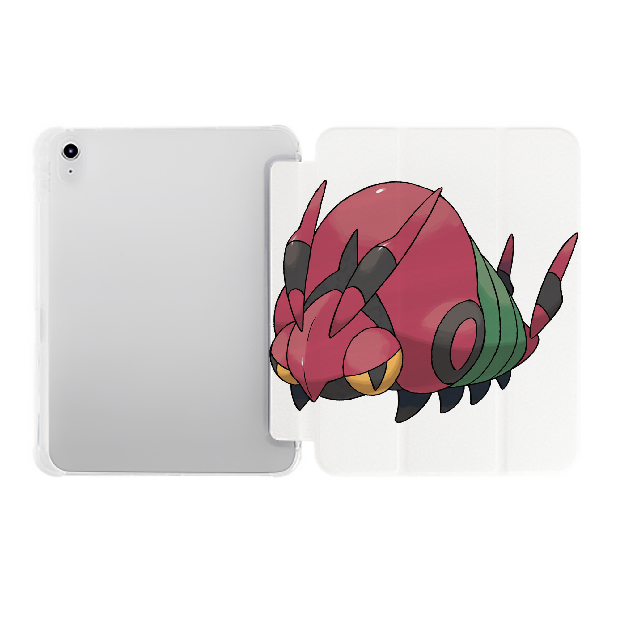 （画像用） ポケットモンスター Pokémon IPad ケース ペン収納付き 三つ折りスタンド PUレザー×シリコン 対応機種9.5/10.5/10.9インチ